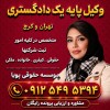 وکیل پایه یک دادگستری.موسسه حقوقی پویا ۰۹۱۲۵۴۹۵۳۹۴