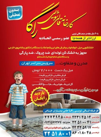 خدمات قالیشویی