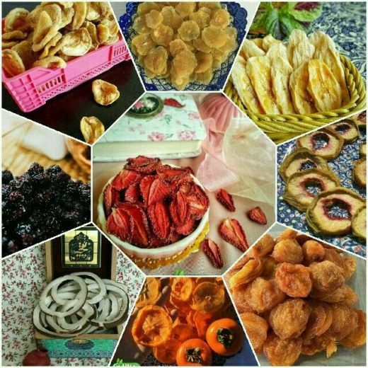 فروش میوه خشک و لواشک های متنوع خانگی هانان