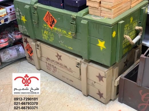فروش جعبه مهمات چوبی