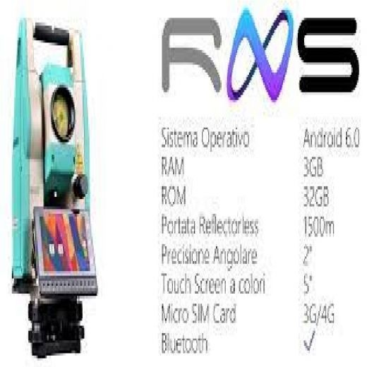 فروش اولین توتال استیشن اندروید برد لیزر ۲ کیلومترRuide RNS