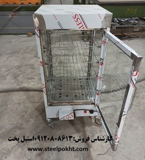 گرمخانه شیشه ای ۵ طبقه ویترینی