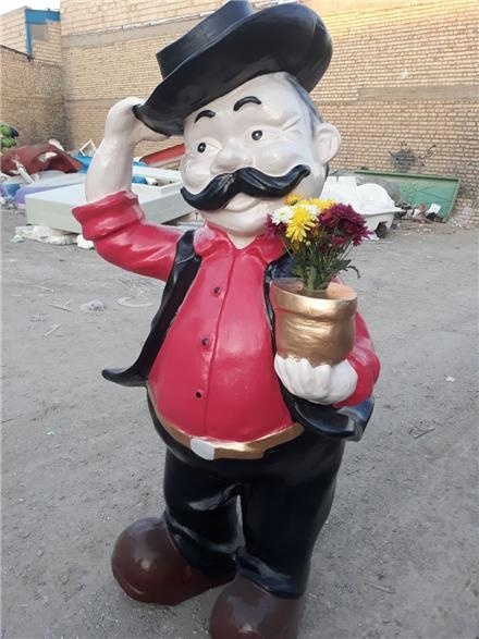 ساخت انواع مجسمه های شهری فایبرگلاس