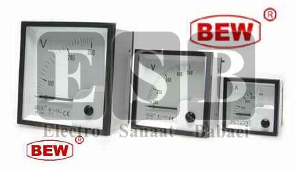آمپر متر BEW، ولت متر  BEW، 500V, 100/5A
