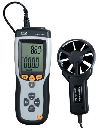 سرعت سنج باد و دماسنج لیزری برند CEM مدل DT-8894