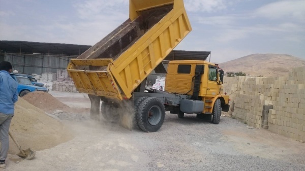 مخلوط خاکبرداری ماکادام بیس ماسه 06 شسته شن نخودی