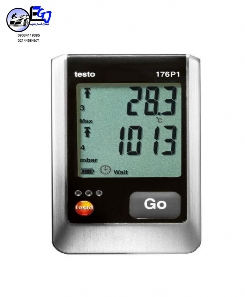 دیتالاگر دما و فشار 4 کاناله برند TESTO مدل 176P1